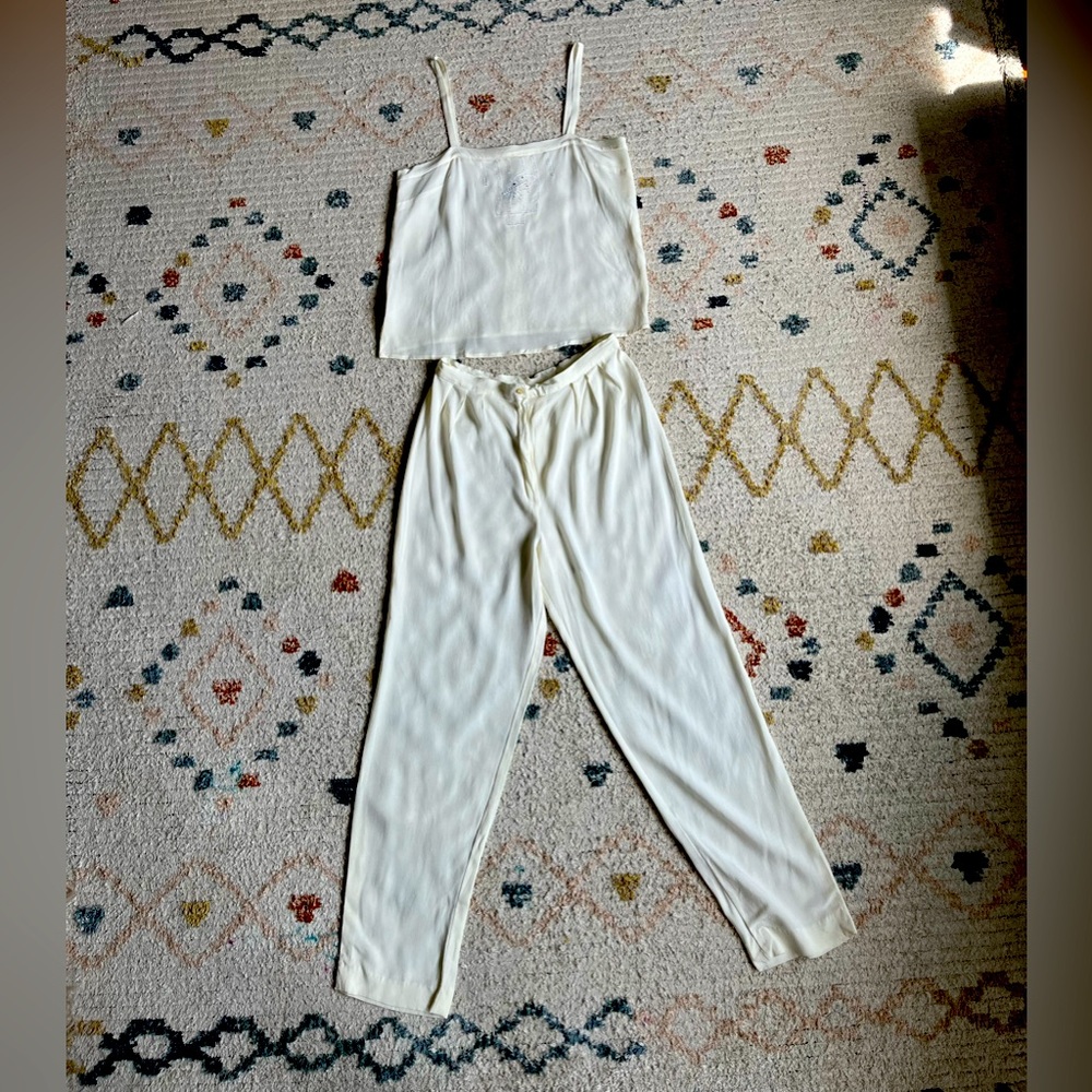LLOYD WILLIAMS lightweight 80s vintage designer co-ord set, mint condition